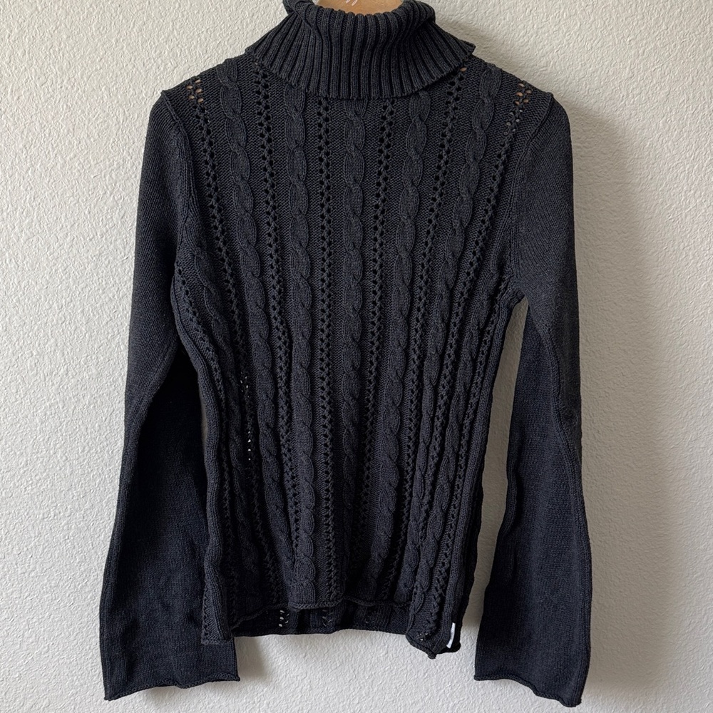 Calvin Klein Jeans Black Turtleneck Sweater